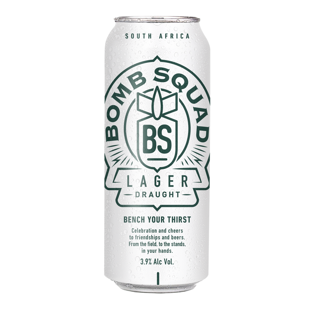 Bomb Squad Draught Lager 500ml can Bomb Squad Draught Lager 500ml can