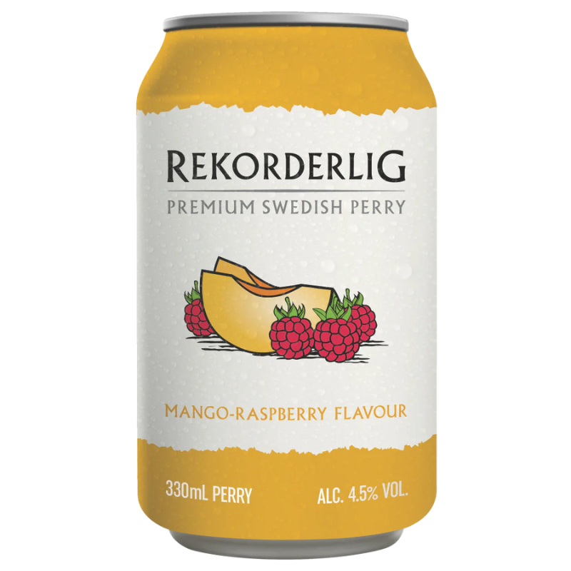Rekorderlig Cider Mango & Raspberry 330ml can