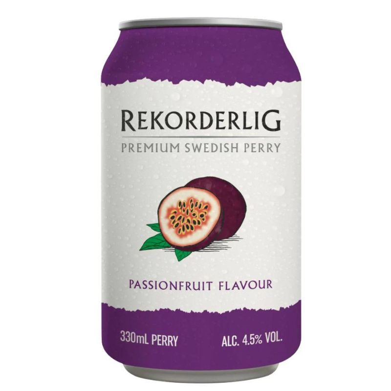 Rekorderlig Cider Passion Fruit 330ml can