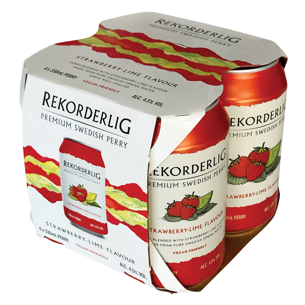 Rekorderlig Cider Strawberry & Lime 330ml