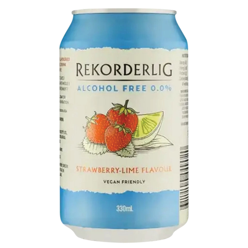 Rekorderlig Cider Alcohol-Free Strawberry-Lime 330ml