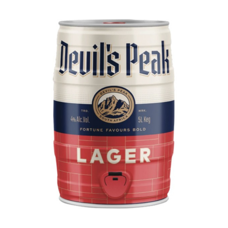 Devil's Peak Lager 5L Mini Keg
